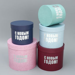 Набор подарочных коробок 5 в 1 С Новым годом, 13 х 1419.5 х 22 см - Дарите счастье фото 3