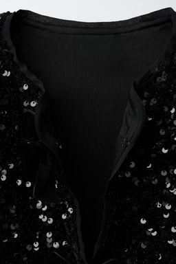 SEQUINNED BOLERO WITH BOW - Zara фото 3