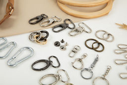 Фурнитура сумочная металл Gamma GH 114/15/10 Карабин 15 мм 10 шт. №24 под бронзу