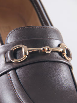 Лоферы туфли 173.1453be.Коричневый дарк