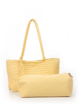 LACCOMA сумка СУ1056-светло-желтый эко кожа хлопок