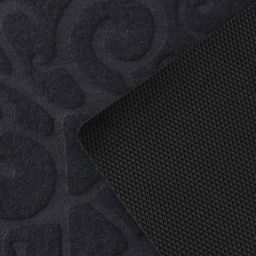 Коврик влаговпитывающий придверный без окантовки Доляна «Восточная сказка», 40×60 см, серый