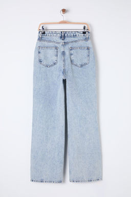 Ac?k Mavi Yuksek Bel Wide Leg Jeans TWOSS25JE00181 - Trendyolmilla фото 8