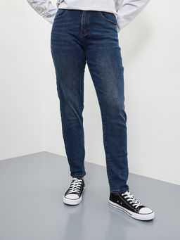 Утепленные женские джинсы мом с начесом