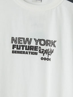 New York Bask?l? Erkek ?ocuk Ti??rt