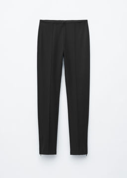 Leggings de punto con pinzas