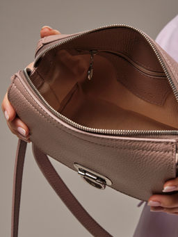 Сумка кожаная через плечо Azaro 3684 фруктовый мусс