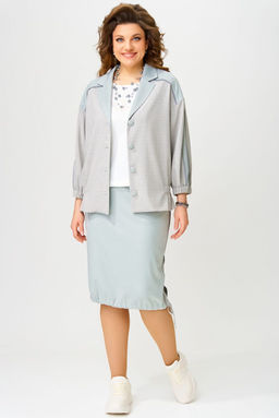 Костюм FITA 4031 серо-мятный