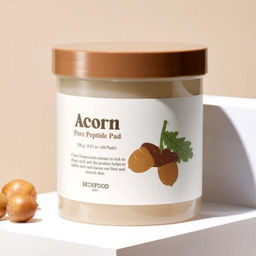 Тонер-пэды с экстрактом желудей и пептидами - Acorn Pore Peptide Pad , 60 шт(250г)