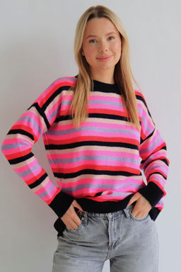 10608 Джемпер разноцветный в полоску - Martichelli фото 16