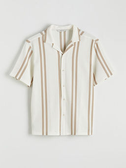 Regular Fit ?izgili Erkek G?mlek