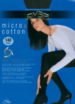 Micro & Cotton 140 (50/5)** - nero - Omsa фото 2