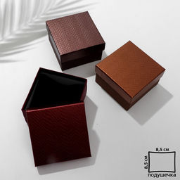 Цена за 6 шт. Коробочка подарочная под часы «Рептилия», крокодил, 9×9 см, МИКС