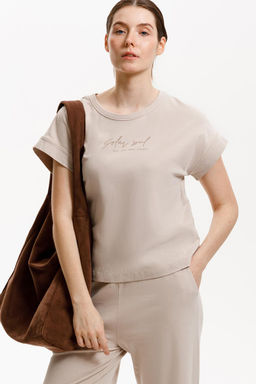 ЕВТ 4146/бежевый брюки жен