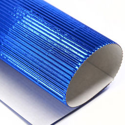 Цветной картон гофрированный, А4, 10 листов, 10 цветов, немелованный, двусторонний, в папке, 230 г/м²