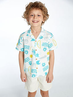 Desenli Erkek ?ocuk G?mlek