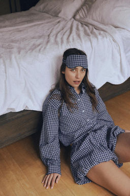 CHECK PYJAMA SHIRT - Zara фото 4