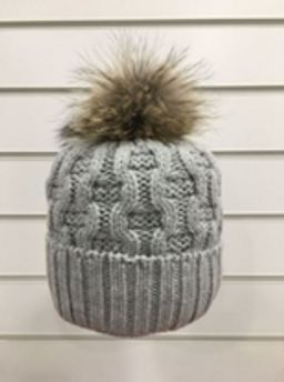 910 | LOPOMA - шапка с помпоном жен.