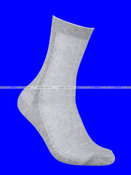 Цена за 10 пар. Носки мужские Беларусь сетка с крапивой серые