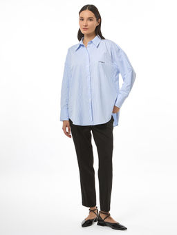 Рубашка женская 12521-33098 blue