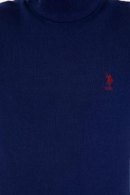 U. S. Polo Assn / Мужской синий базовый свитер - U.s. polo assn фото 12