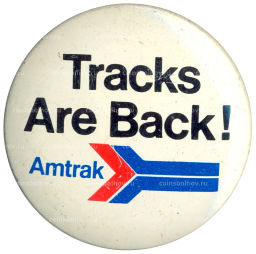 Значок рекламный Amtrak