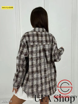 Рубашка женская со стразами - Bruno фото 2