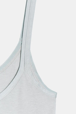 SOFT INTERLOCK TOP WITH DRAPED SIDE DETAIL - Zara фото 43