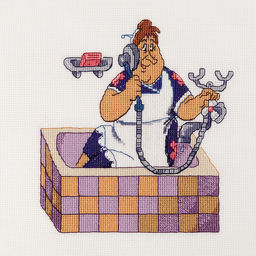 Klart набор для вышивания Союзмультфильм CMF-8-575 Фрекен Бок 18 х 16.5 см