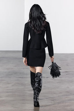 KNIT PEPLUM CARDIGAN - Zara фото 3