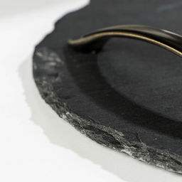 Поднос из сланца Magistro Valley, d=30 см