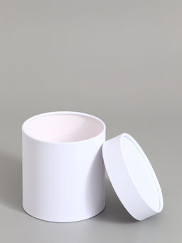Коробка подарочная, завальцованная, "Белая", 14 х 14 см