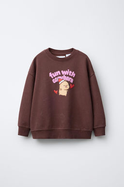CAPYBARA CAPYFUN PRINTED SWEATSHIRT