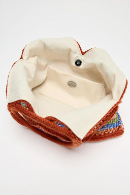 CROCHET MINI BUCKET BAG WITH BEADS - Zara фото 6