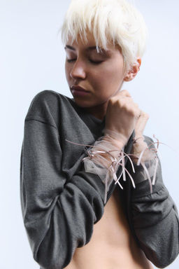 BASIC WOOL BLEND SWEATER - Zara фото 12