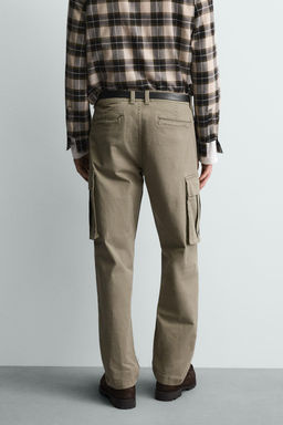 RELAXED FIT CARGO TROUSERS - Zara фото 20