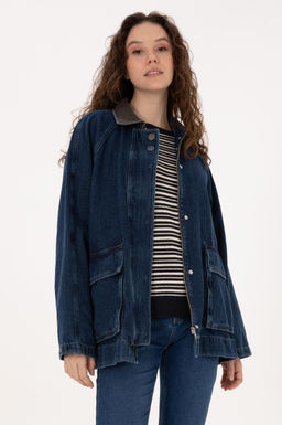 Kad_n Koyu Mavi Jean G_mlek