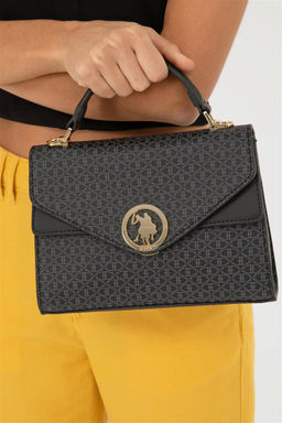 U. S. Polo Assn / Женская черная сумка через плечо - U.s. polo assn фото 2