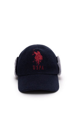 Детская темно-синяя шапка - U.s. polo assn фото 2