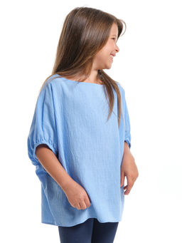 Блузка для девочки подростка UD 7966 голубой - Mini maxi фото 2