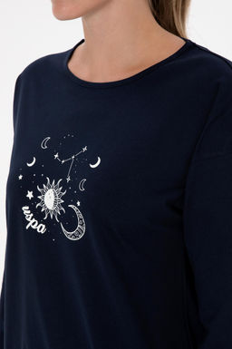 Kad_n Lacivert Pijama Tak_m_ Sepette S_rpriz _ndirim - U.s. polo assn фото 7