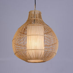 Светильник потолочный из ротанга «Диан», 1×120 Вт, Е27, 40×40×50 см
