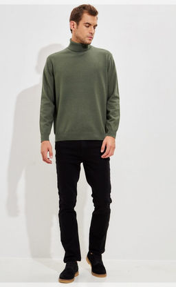 Водолазка мужская F321-15318 хаки - Fine joyce фото 7