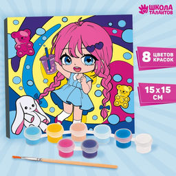 Картина по номерам Мармеладное настроение, 15 15 см