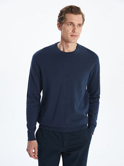 Bisiklet Yaka Erkek Triko Kazak