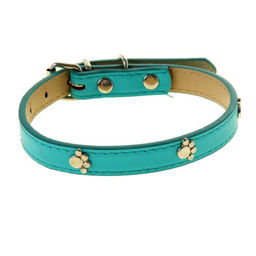 Ошейник Неон с лапками, 40 х 1,5 см, голубой