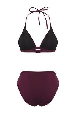 TRENDYOLMILLA Yesil Ucgen Drapeli Regular Bikini Tak?m? TBESS25BT00049  фото 6
