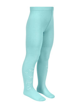 OMSA kids Collant 12A01-1 с ажур рис (бабочки) - acqua  фото 2