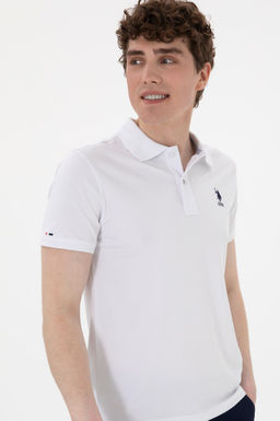Erkek Slim Fit Polo Yaka Beyaz Basic Ti__rt Sepette S_rpriz _ndirim - U.s. polo assn фото 3