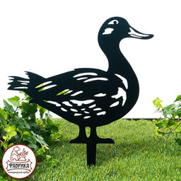Садовая металлическая фигура Утка 801-136 - Фабрика интерьерной ковки фото 4